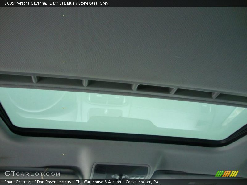 Dark Sea Blue / Stone/Steel Grey 2005 Porsche Cayenne