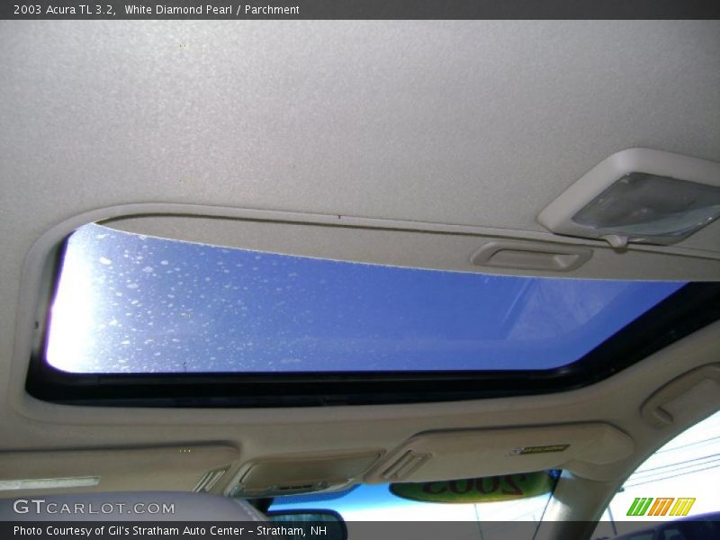 White Diamond Pearl / Parchment 2003 Acura TL 3.2