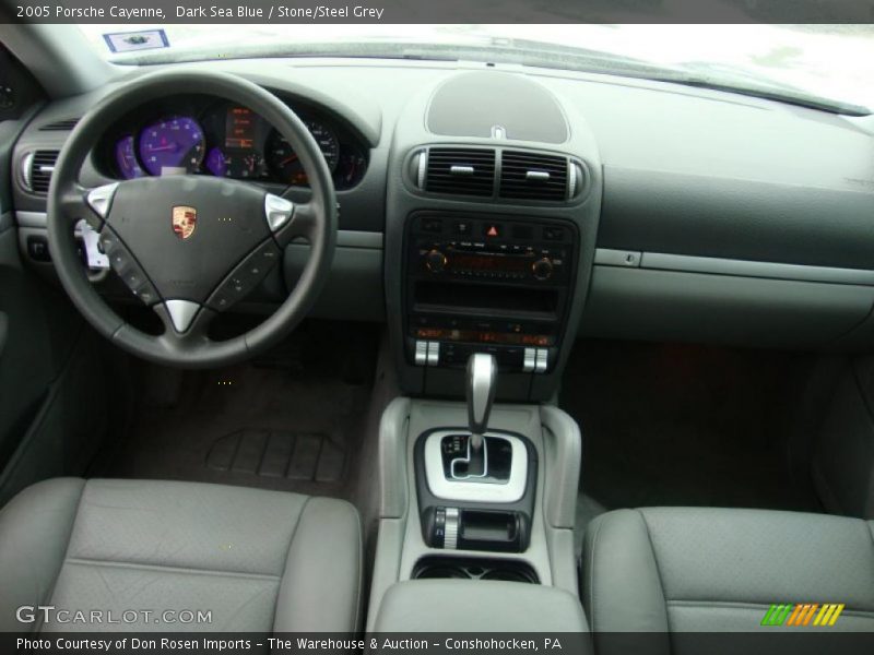Dark Sea Blue / Stone/Steel Grey 2005 Porsche Cayenne