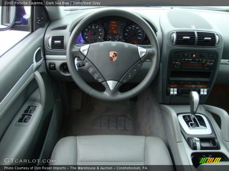 Dark Sea Blue / Stone/Steel Grey 2005 Porsche Cayenne