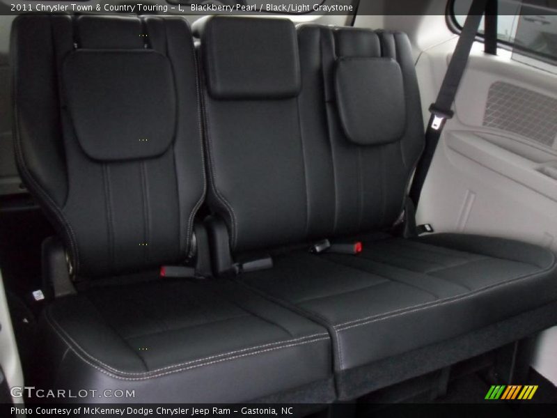 Blackberry Pearl / Black/Light Graystone 2011 Chrysler Town & Country Touring - L