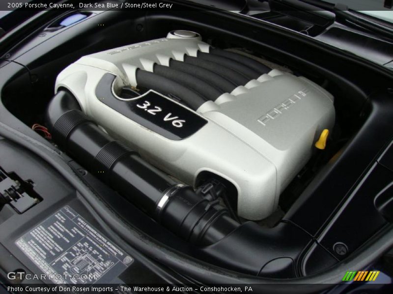 Dark Sea Blue / Stone/Steel Grey 2005 Porsche Cayenne