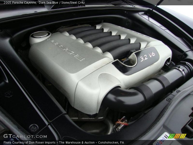 Dark Sea Blue / Stone/Steel Grey 2005 Porsche Cayenne