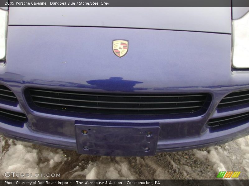 Dark Sea Blue / Stone/Steel Grey 2005 Porsche Cayenne