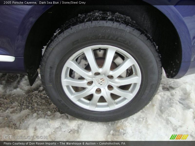 Dark Sea Blue / Stone/Steel Grey 2005 Porsche Cayenne