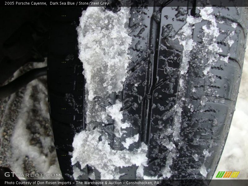 Dark Sea Blue / Stone/Steel Grey 2005 Porsche Cayenne