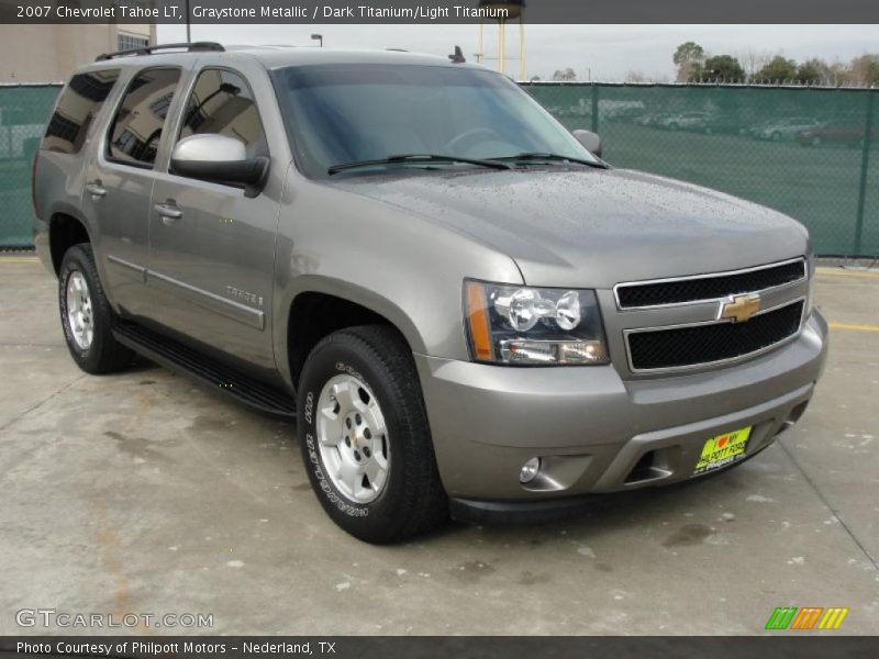 Graystone Metallic / Dark Titanium/Light Titanium 2007 Chevrolet Tahoe LT
