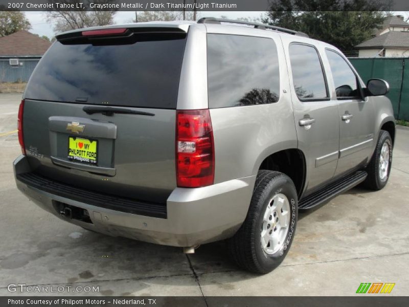 Graystone Metallic / Dark Titanium/Light Titanium 2007 Chevrolet Tahoe LT
