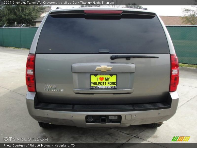 Graystone Metallic / Dark Titanium/Light Titanium 2007 Chevrolet Tahoe LT