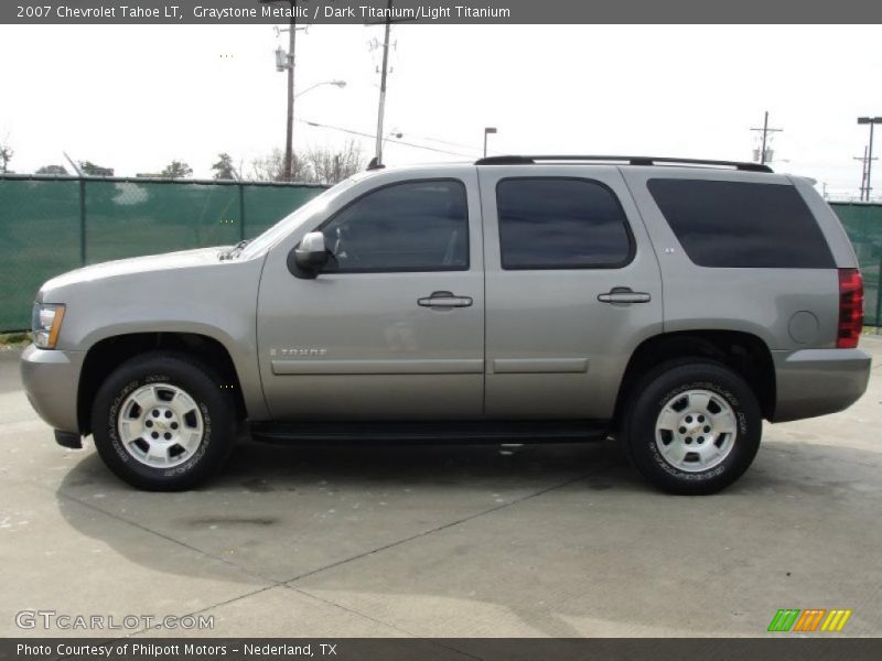 Graystone Metallic / Dark Titanium/Light Titanium 2007 Chevrolet Tahoe LT