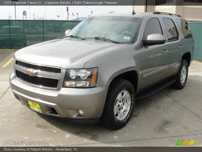 Graystone Metallic / Dark Titanium/Light Titanium 2007 Chevrolet Tahoe LT