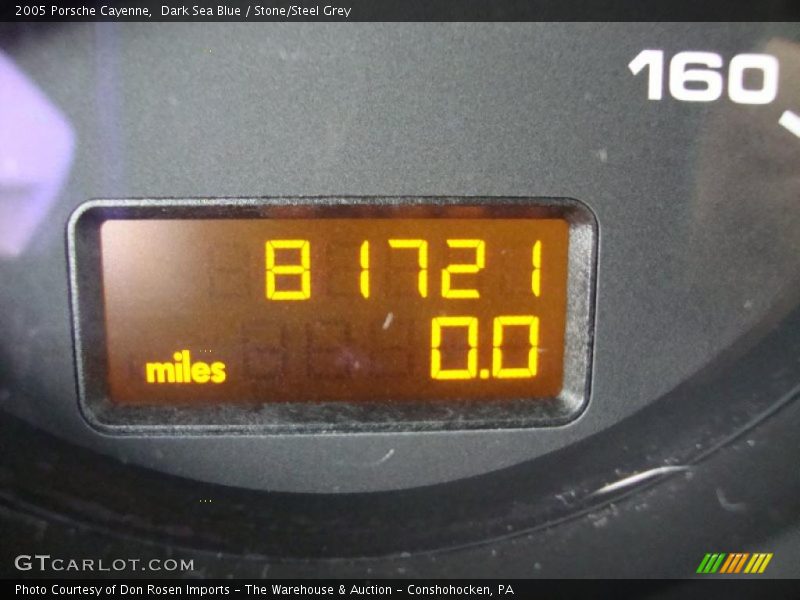 Dark Sea Blue / Stone/Steel Grey 2005 Porsche Cayenne