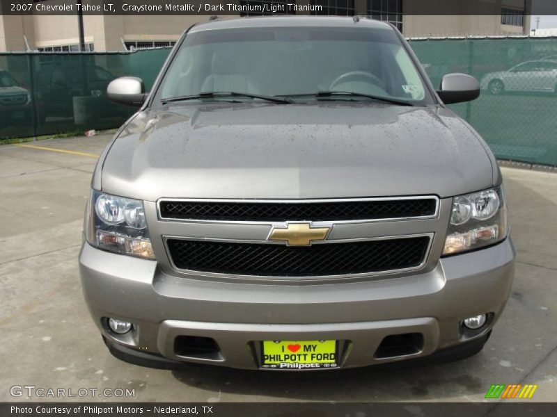 Graystone Metallic / Dark Titanium/Light Titanium 2007 Chevrolet Tahoe LT