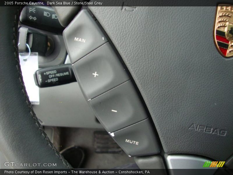 Dark Sea Blue / Stone/Steel Grey 2005 Porsche Cayenne