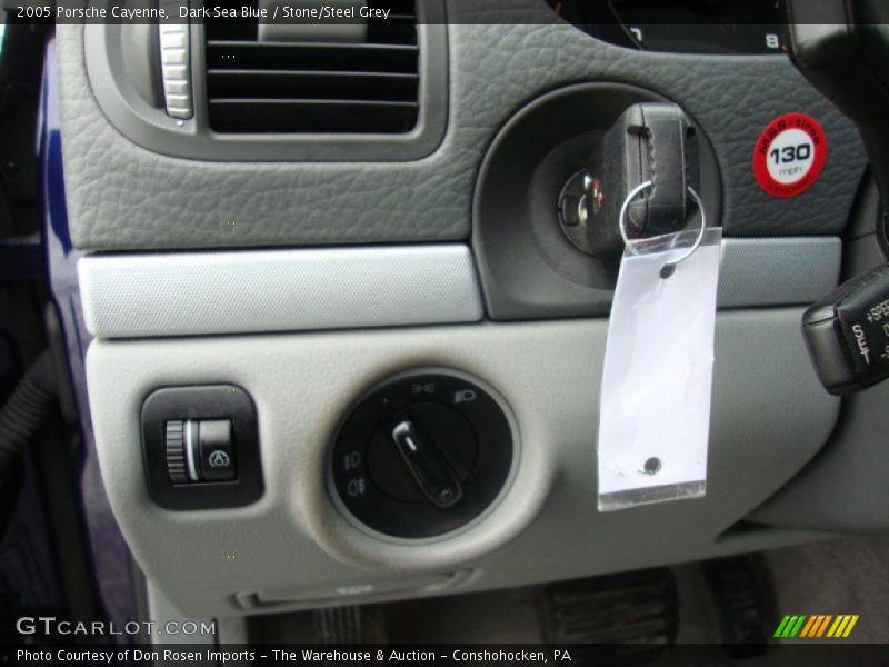 Dark Sea Blue / Stone/Steel Grey 2005 Porsche Cayenne