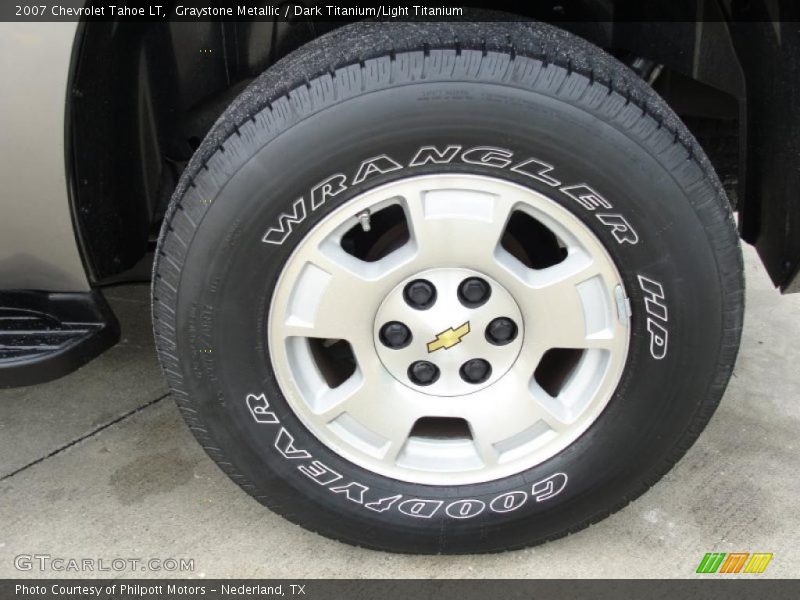 Graystone Metallic / Dark Titanium/Light Titanium 2007 Chevrolet Tahoe LT