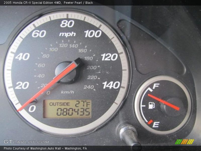 Pewter Pearl / Black 2005 Honda CR-V Special Edition 4WD