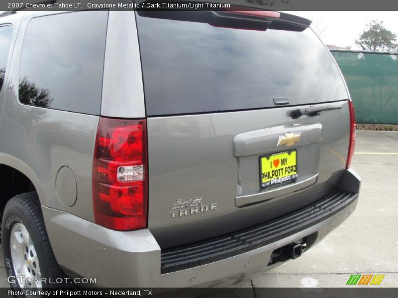 Graystone Metallic / Dark Titanium/Light Titanium 2007 Chevrolet Tahoe LT