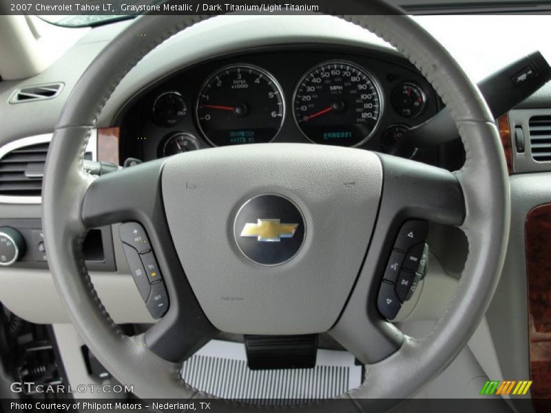 Graystone Metallic / Dark Titanium/Light Titanium 2007 Chevrolet Tahoe LT