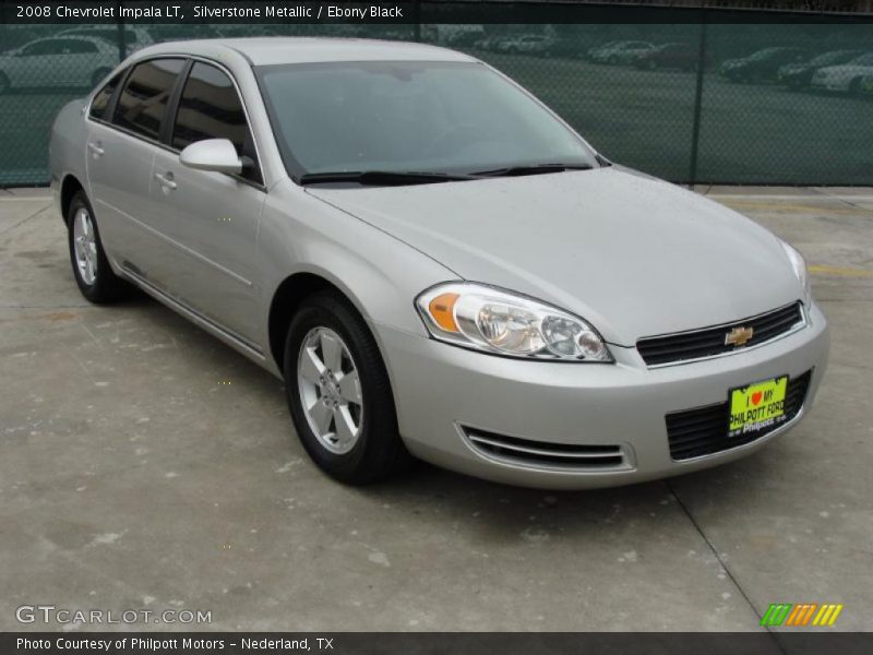 Silverstone Metallic / Ebony Black 2008 Chevrolet Impala LT