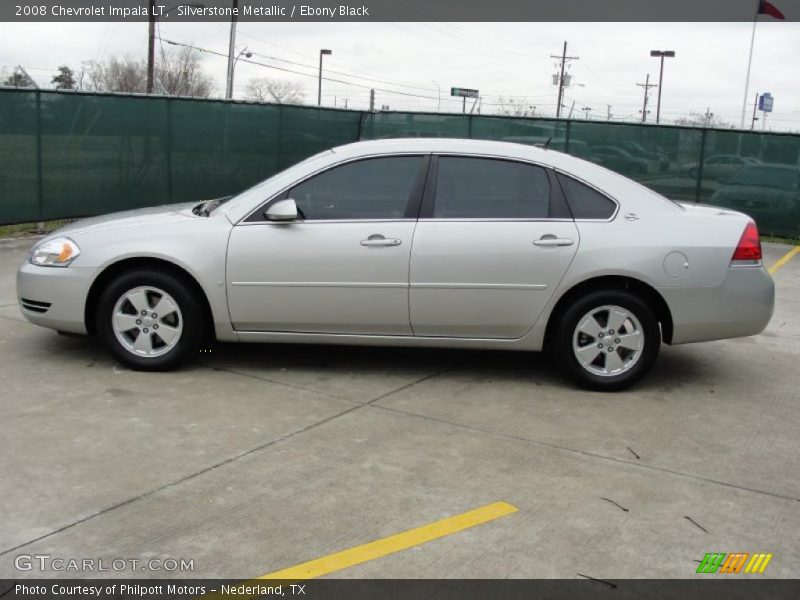 Silverstone Metallic / Ebony Black 2008 Chevrolet Impala LT