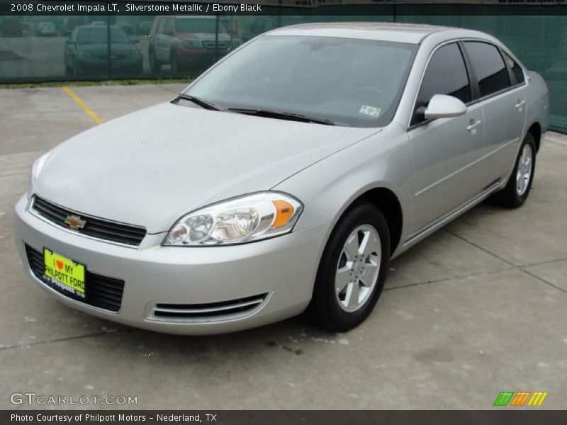 Silverstone Metallic / Ebony Black 2008 Chevrolet Impala LT