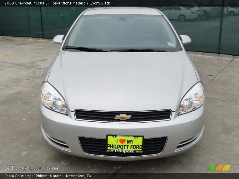 Silverstone Metallic / Ebony Black 2008 Chevrolet Impala LT