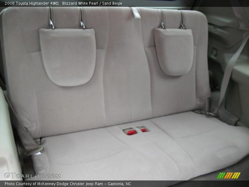 Blizzard White Pearl / Sand Beige 2008 Toyota Highlander 4WD