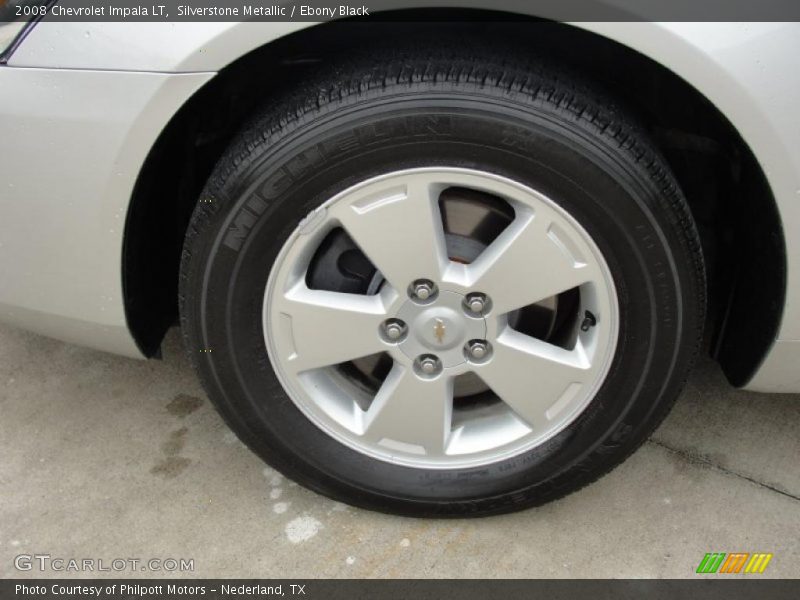 Silverstone Metallic / Ebony Black 2008 Chevrolet Impala LT