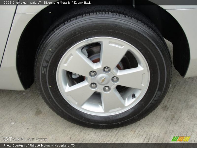 Silverstone Metallic / Ebony Black 2008 Chevrolet Impala LT
