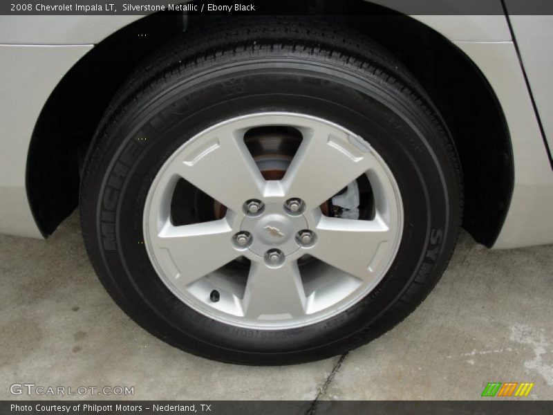 Silverstone Metallic / Ebony Black 2008 Chevrolet Impala LT