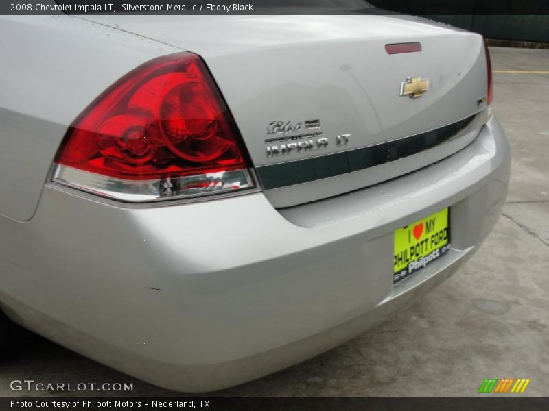 Silverstone Metallic / Ebony Black 2008 Chevrolet Impala LT