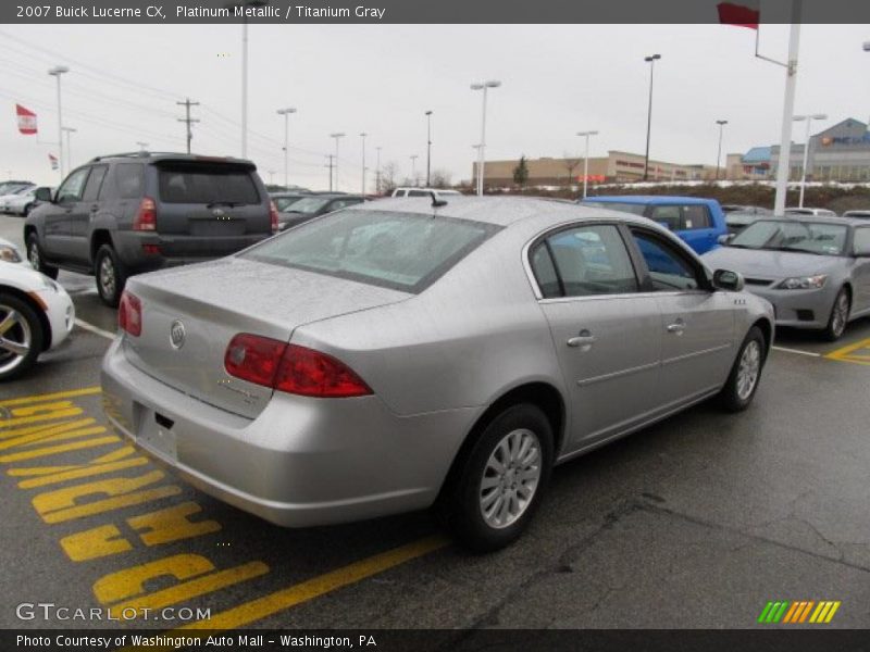 Platinum Metallic / Titanium Gray 2007 Buick Lucerne CX
