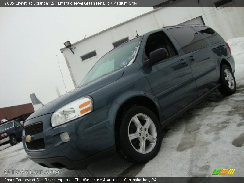Emerald Jewel Green Metallic / Medium Gray 2005 Chevrolet Uplander LS