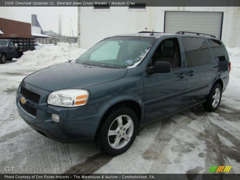 Emerald Jewel Green Metallic / Medium Gray 2005 Chevrolet Uplander LS