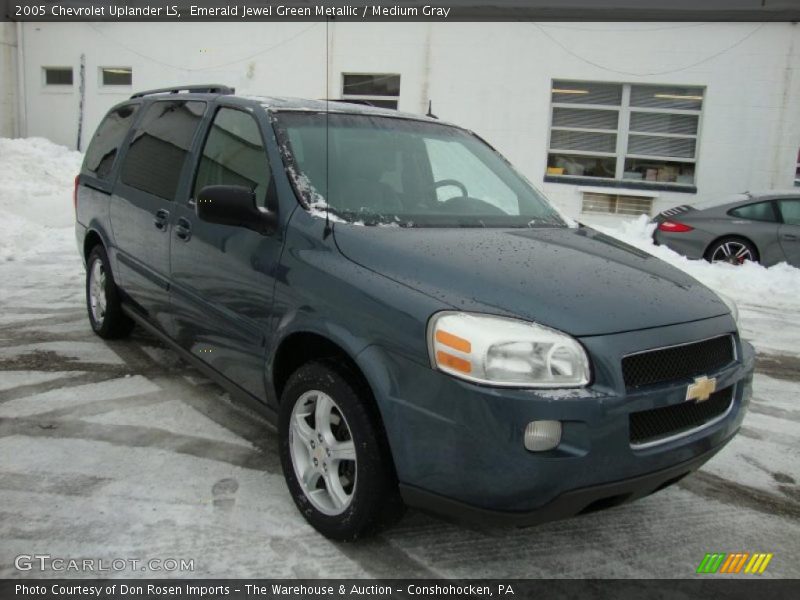 Emerald Jewel Green Metallic / Medium Gray 2005 Chevrolet Uplander LS