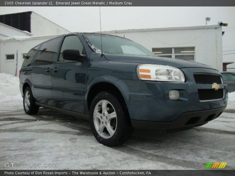 Emerald Jewel Green Metallic / Medium Gray 2005 Chevrolet Uplander LS