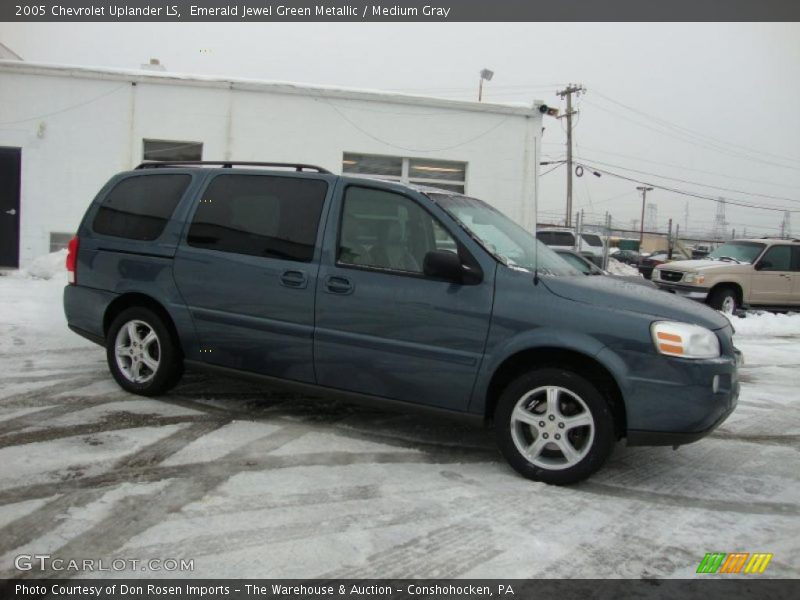 Emerald Jewel Green Metallic / Medium Gray 2005 Chevrolet Uplander LS