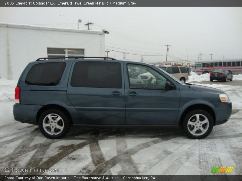 Emerald Jewel Green Metallic / Medium Gray 2005 Chevrolet Uplander LS