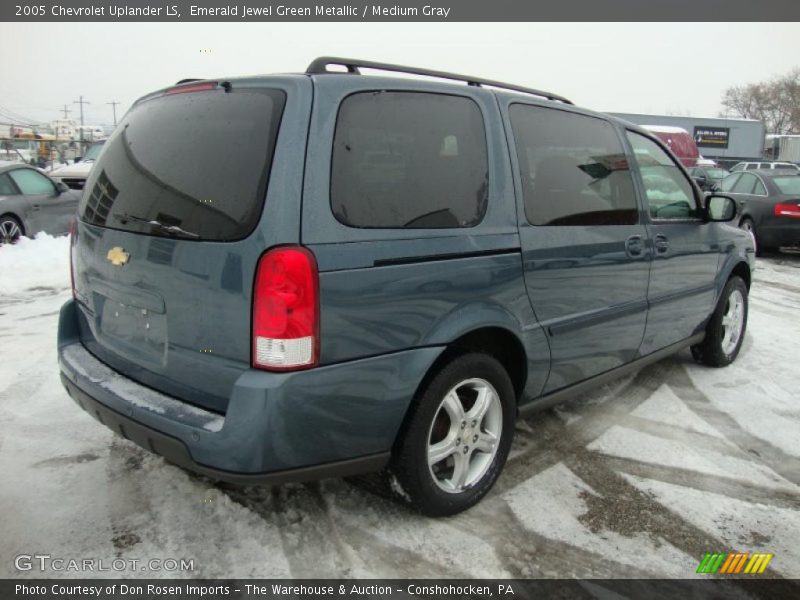 Emerald Jewel Green Metallic / Medium Gray 2005 Chevrolet Uplander LS