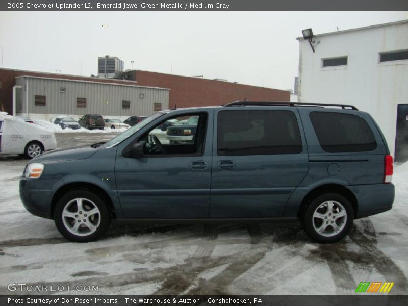 Emerald Jewel Green Metallic / Medium Gray 2005 Chevrolet Uplander LS