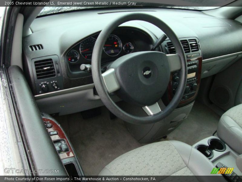 Emerald Jewel Green Metallic / Medium Gray 2005 Chevrolet Uplander LS