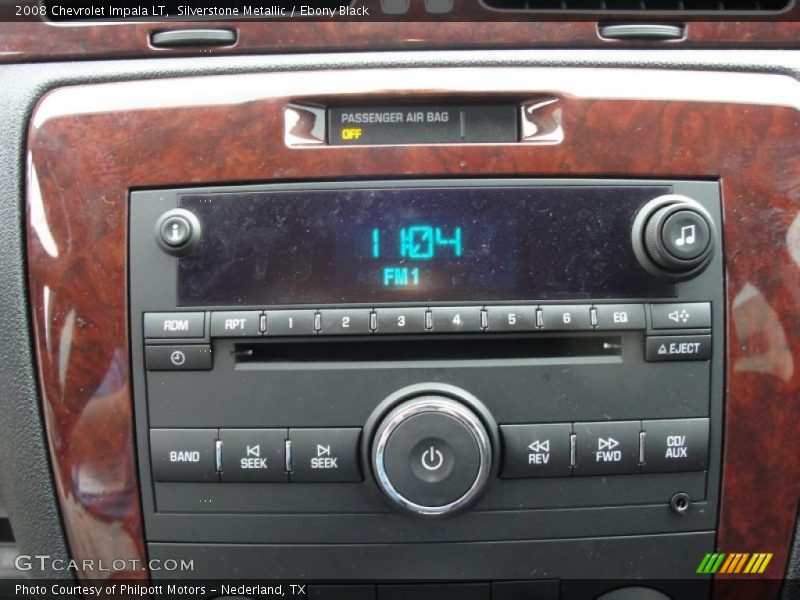 Silverstone Metallic / Ebony Black 2008 Chevrolet Impala LT