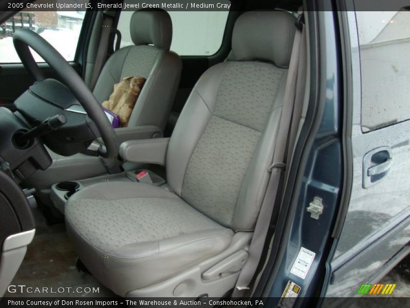 Emerald Jewel Green Metallic / Medium Gray 2005 Chevrolet Uplander LS