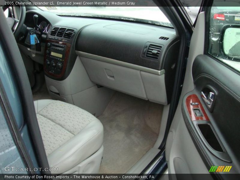 Emerald Jewel Green Metallic / Medium Gray 2005 Chevrolet Uplander LS