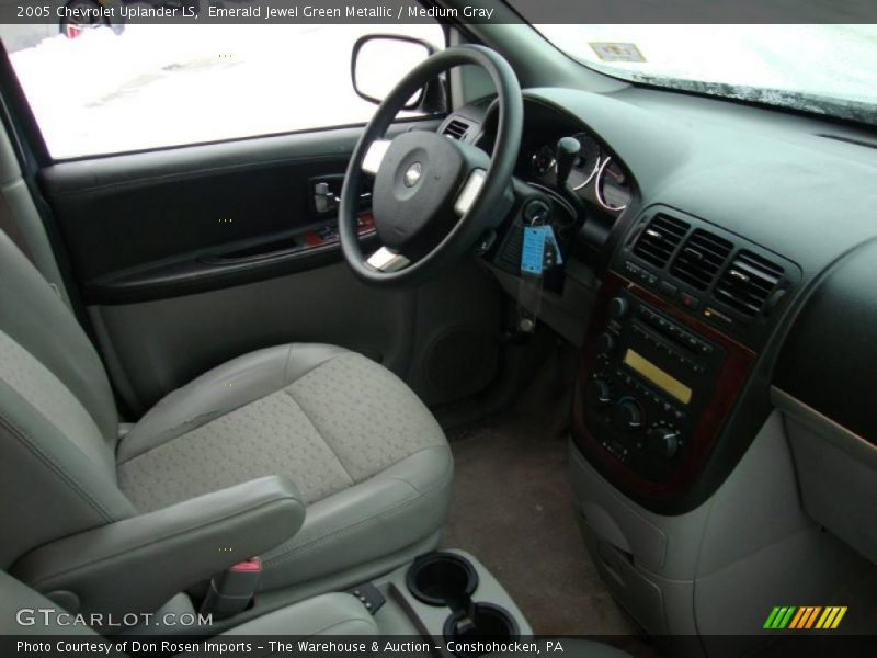 Emerald Jewel Green Metallic / Medium Gray 2005 Chevrolet Uplander LS