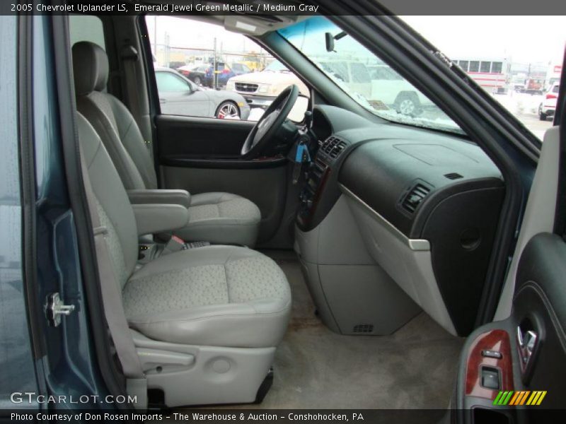 Emerald Jewel Green Metallic / Medium Gray 2005 Chevrolet Uplander LS