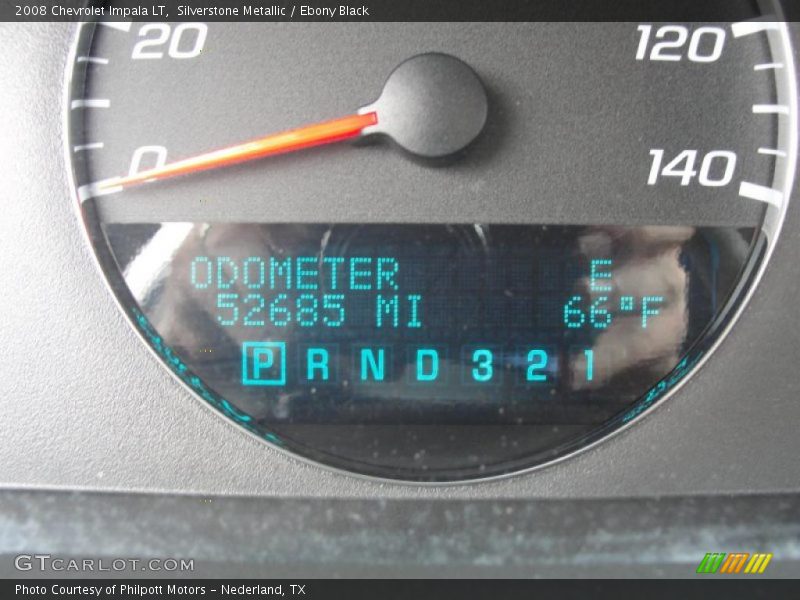 Silverstone Metallic / Ebony Black 2008 Chevrolet Impala LT