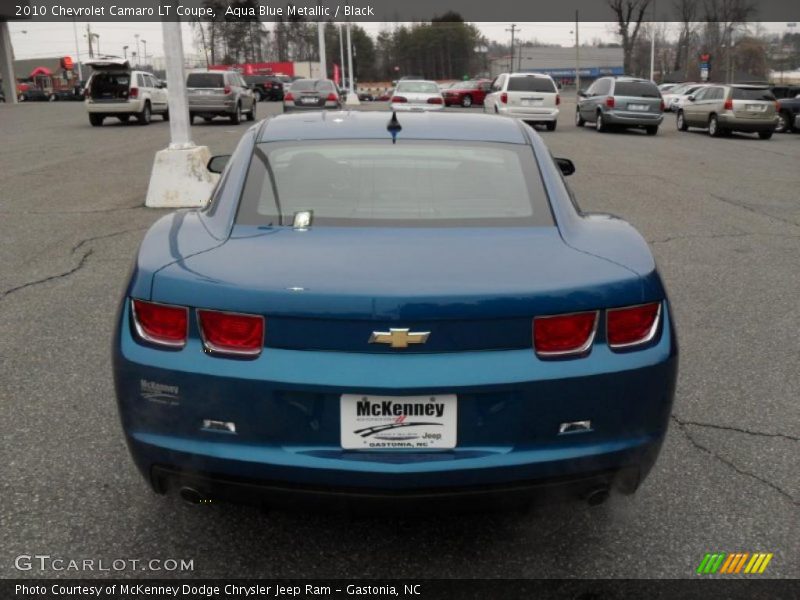 Aqua Blue Metallic / Black 2010 Chevrolet Camaro LT Coupe