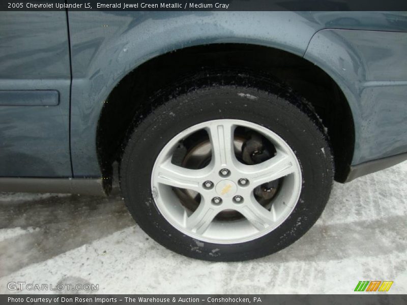 Emerald Jewel Green Metallic / Medium Gray 2005 Chevrolet Uplander LS